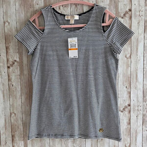 Women's Michael Kors Striped Top Size S Black and White